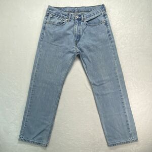 Levis 505 Jeans Mens 34x29‎ Regular Fit Straight Leg light Wash